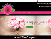 Tablet Screenshot of lakesidefloralmn.com